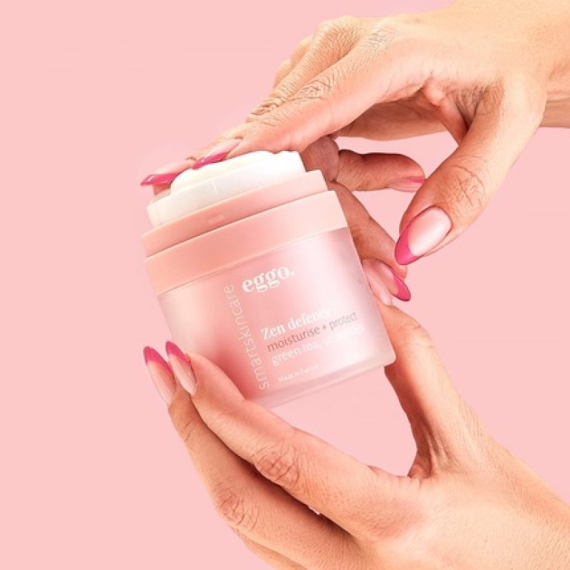 Eggo Zen Defence Moisturizer for All Skin Types - Enriched with Superfoods and Ceramides Face Cream 50ml - Perfume Free