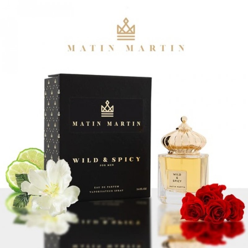 Matin Martin Wild & Spicy Eau de Parfum for Men Peppery and Intense 100ml
