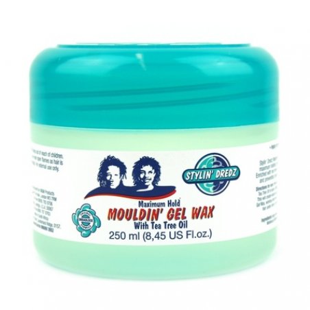 Stylin' Dredz Mouldin' Gel Wax With Tea Tree Oil 8.45oz 250ml