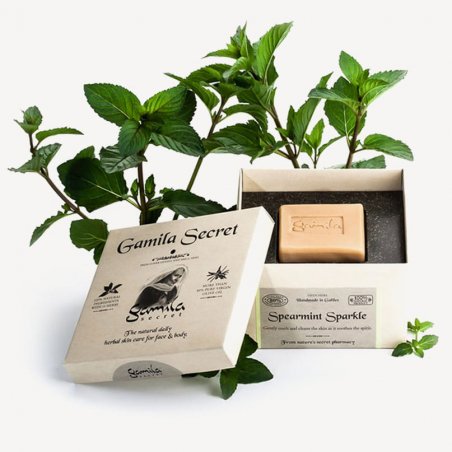 Gamila Secret Cream Bar Spearmint Sparkle 115g