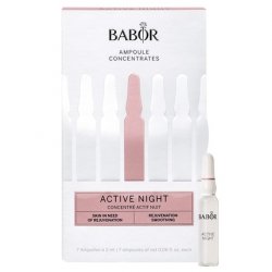BABOR Active Night Face Serum Ampoules for Improved Skin Regeneration 7 x 2ml - Market Launch 2022