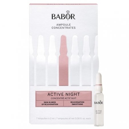 BABOR Active Night Face Serum Ampoules for Improved Skin Regeneration 7 x 2ml - Market Launch 2022