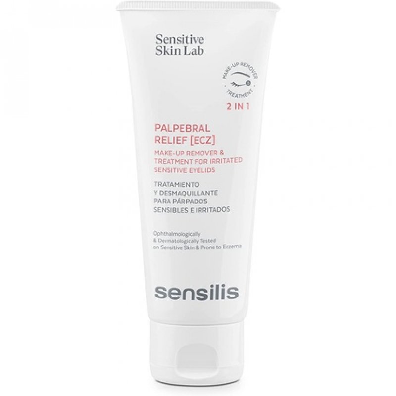 Sensilis Palpebral Relief [ECZ] 2-in-1 Treatment and Makeup Remover for Sensitive and Irritated Skin 100ml