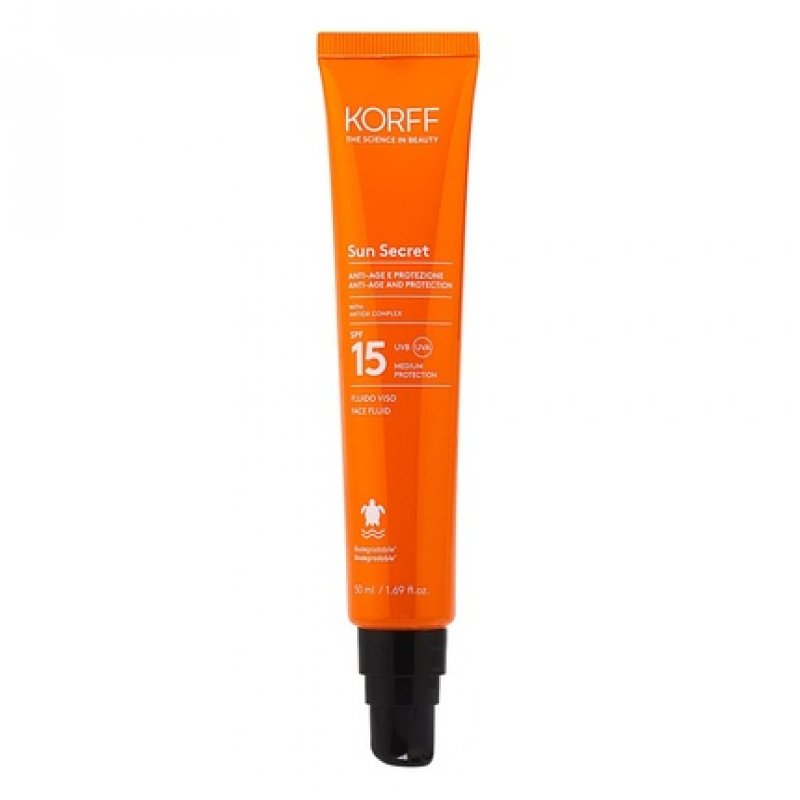 Korff Sun Secret Anti-Aging Face Sun Fluid SPF15 50ml