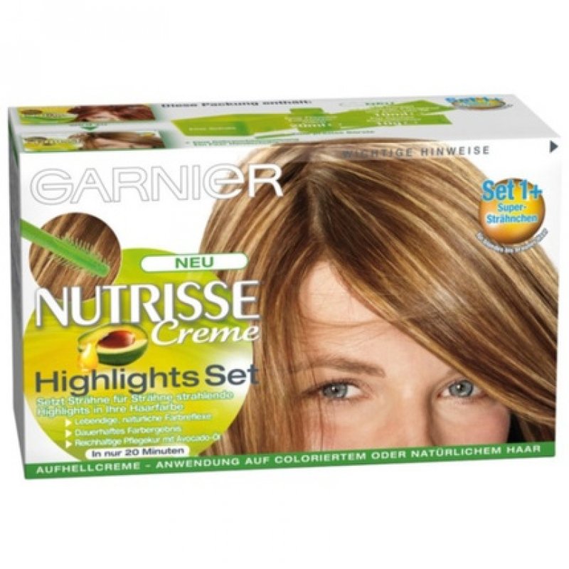 Garnier Nutrisse Creme Highlights Strähnchen Set 1 for Blond to Brown Hair