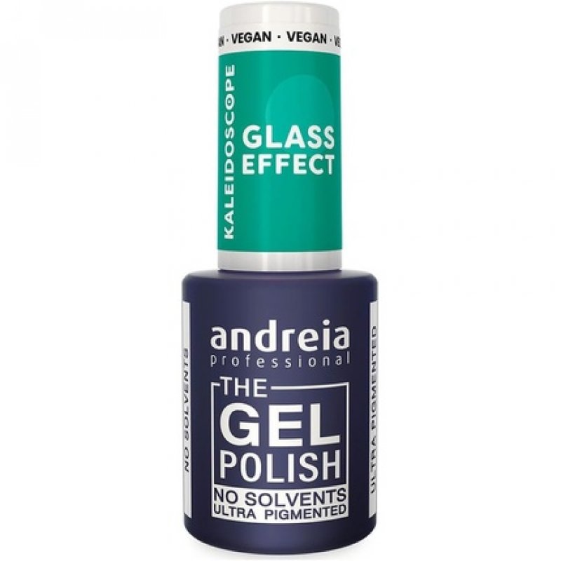Andreia Professional Semi-Permanent Nail Gel Polish Kaleidoscope Glass Effect Collection Colour KL4 Glass Effect