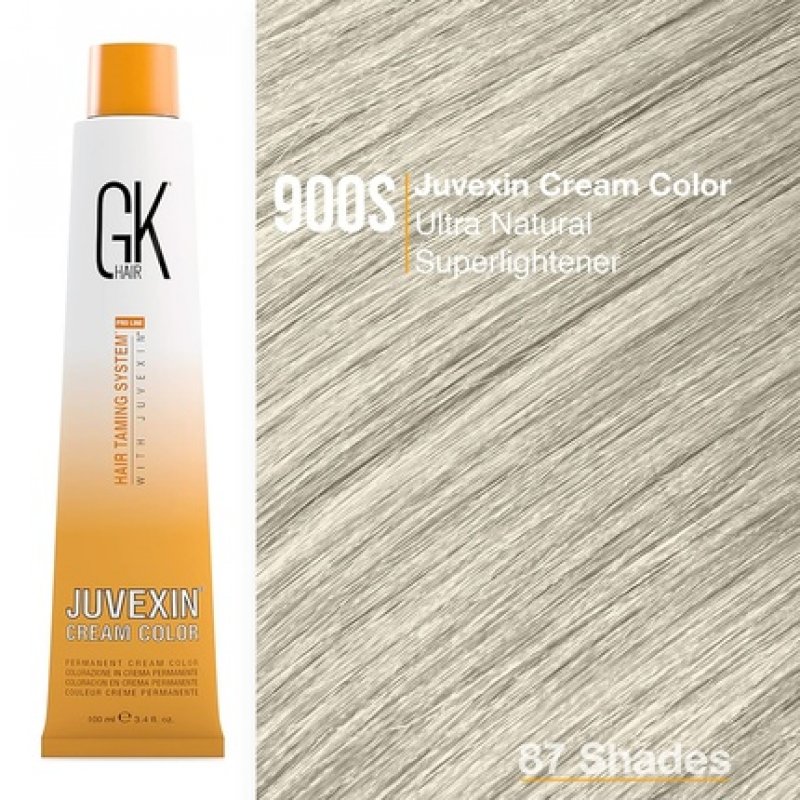 GK HAIR Global Keratin Semi Permanent Hair Cream Color with 87 Shades 3.4 Fl Oz/100ml