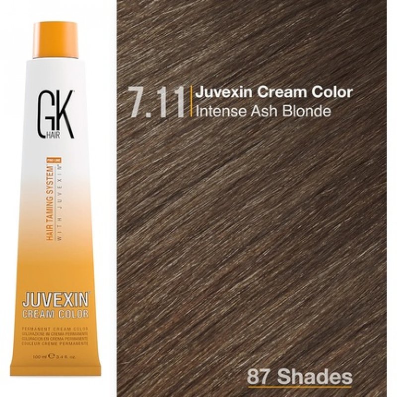 GK HAIR Global Keratin Professional Hair Color Cream Tube 3.4 Fl Oz/100ml Nourishing & Cleansing Colors for Styling