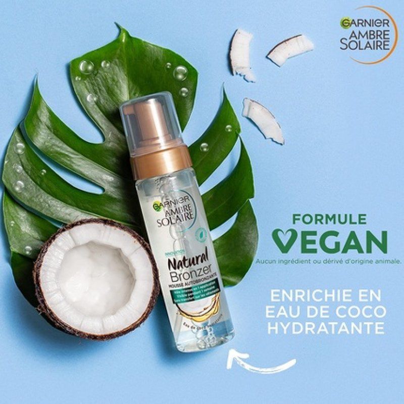Garnier Ambre Solaire Natural Bronzer Self-Tanning Body and Face Mousse 200mL