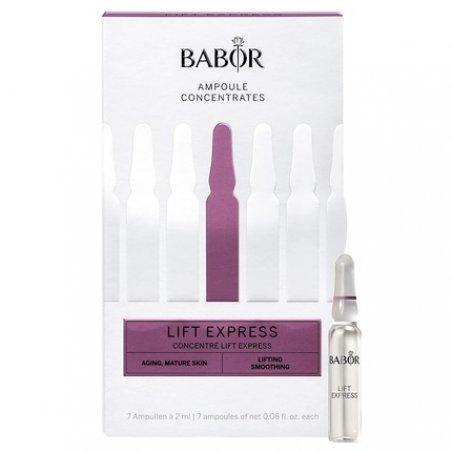 BABOR Lift Express Ampoule Serum Anti-Aging and Firming Moisturizing Treatment with Vitamin A and Vitamin E 7 Day