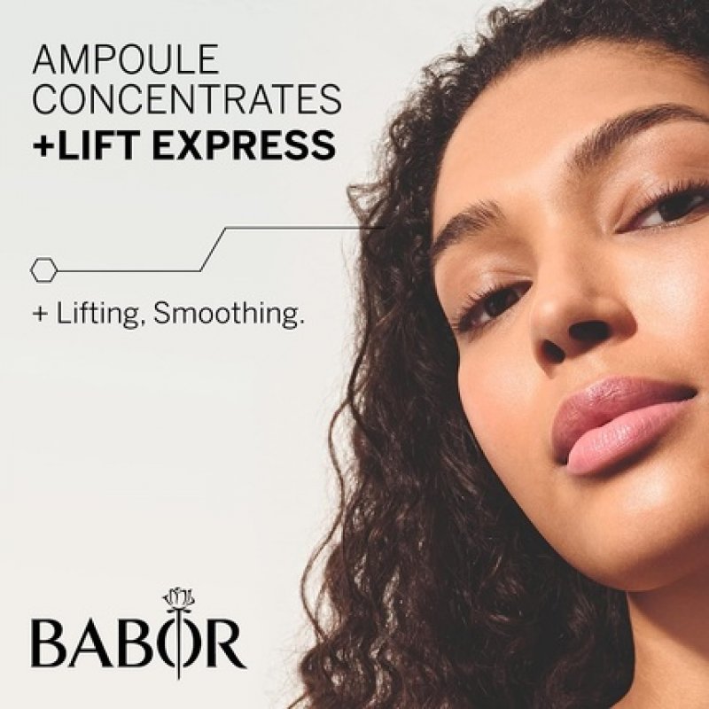 BABOR Lift Express Ampoule Serum Anti-Aging and Firming Moisturizing Treatment with Vitamin A and Vitamin E 7 Day