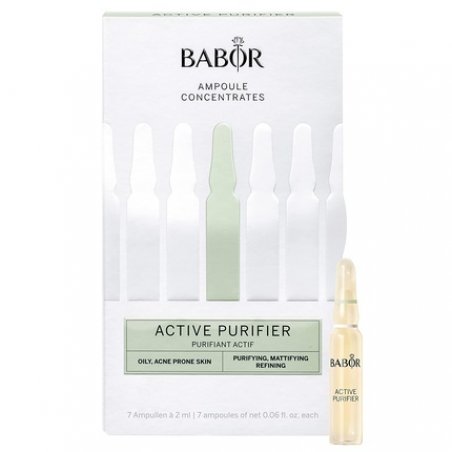 BABOR Active Purifier Face Serum Ampoules with Tea Tree Oil for Reduced Impurities 2ml