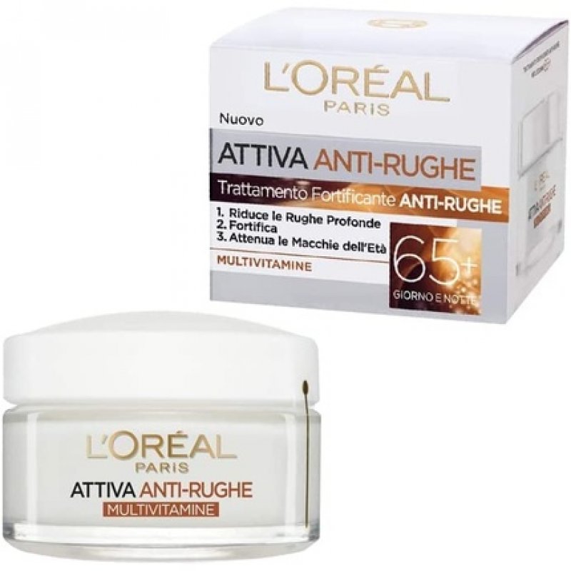 L'oreal Attiva Anti-Wrinkle Face Cream Day and Night 65 50ml