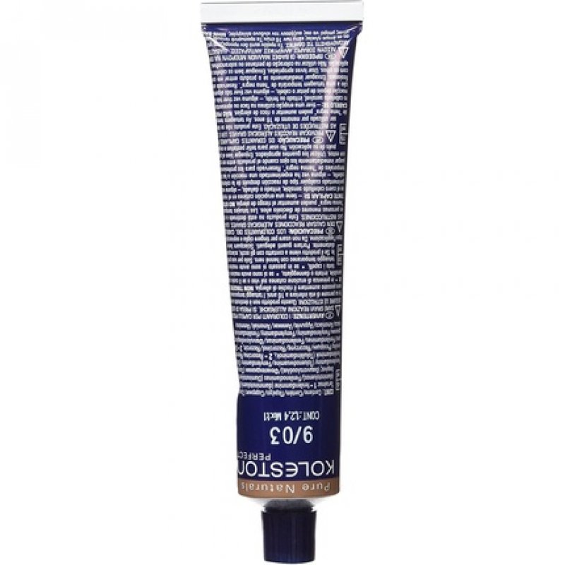 9/03 Very Light Natural Gold Blonde Wella Koleston Pure Naturals 60ml