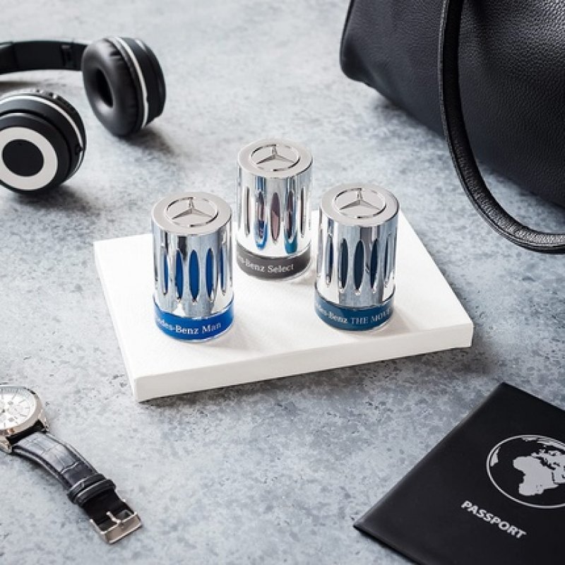 Mercedes-Benz Club Fragrance For Men with Notes of Grapefruit, Cardamom and Dry Wood 0.7oz EDT Mini Spray