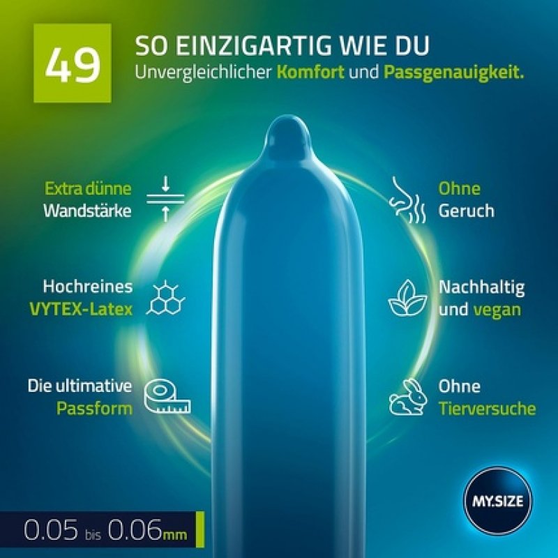 MY.SIZE PRO Condom Size 2 49mm 3 Pieces