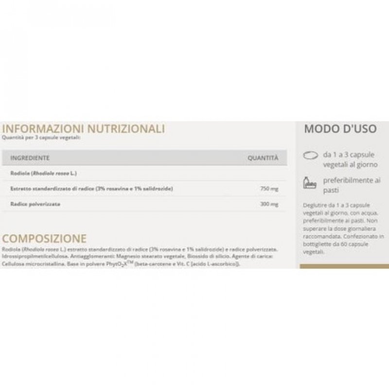 Solgar Rhodiola Root Extract 60 Vegetable Capsules - Stress Support - Standardized Full Potency (SFP) - Non-GMO Vegan