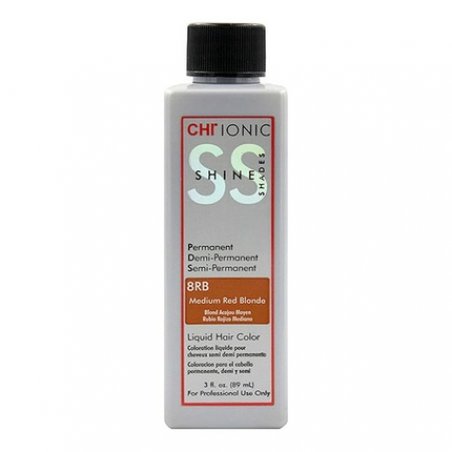 CHI Ionic Shine Shades Liquid Hair Color 8RB Medium Red Blonde 3 Ounce