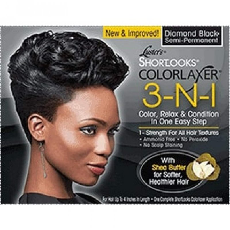 Luster's Shortlooks Color Relaxer 3-in-1 Diamond Black