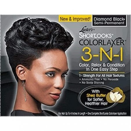 Luster's Shortlooks Color Relaxer 3-in-1 Diamond Black