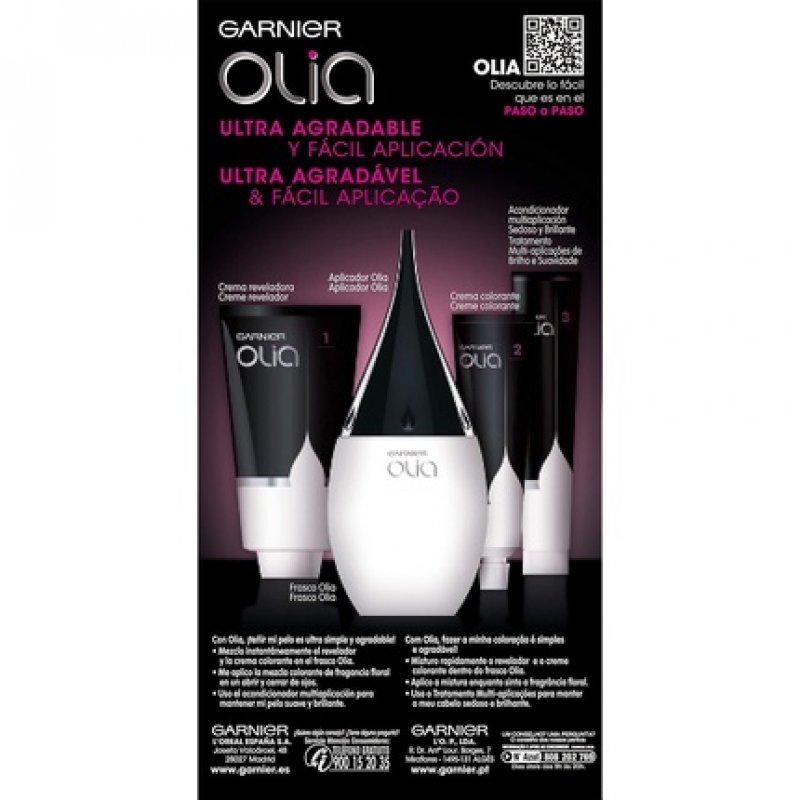 Garnier Olia Permanent Hair Color with Natural Flower Oils - Mahogany 5.5 200g