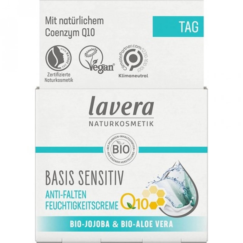 lavera Moisturising Cream Q10 Reduces Wrinkles and Moisturizes 50ml