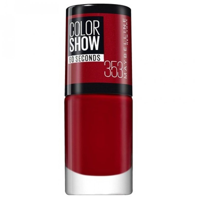 Maybelline New York Color Show Nail Polish 353 Red 7ml