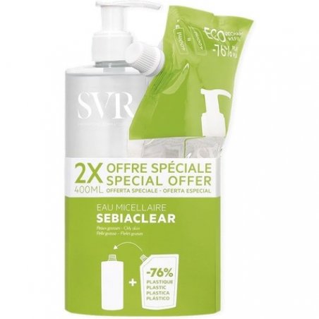 SVR Sebiaclear Micellar Water 400ml Eco Refill Pack 400ml