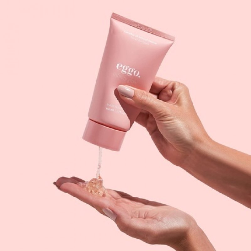 Eggo Daily Face Cleansing Gel for All Skin Types 150ml Gentle Cleansing to Cleanse, Soothe, and Relax - Fragrance-Free