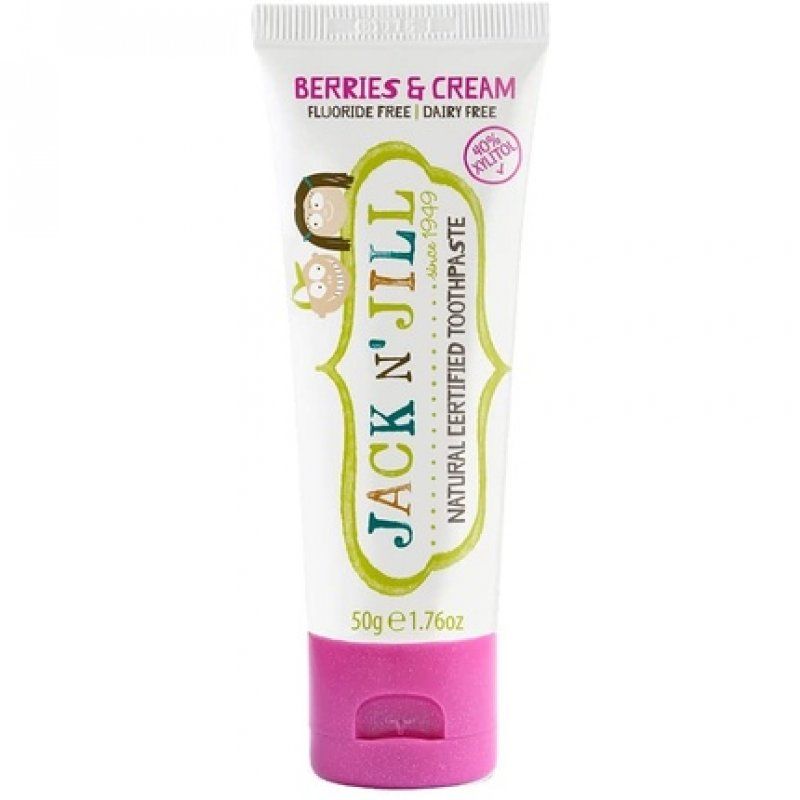 Jack N' Jill Kids Natural Toothpaste Berries & Cream Flavor 50g