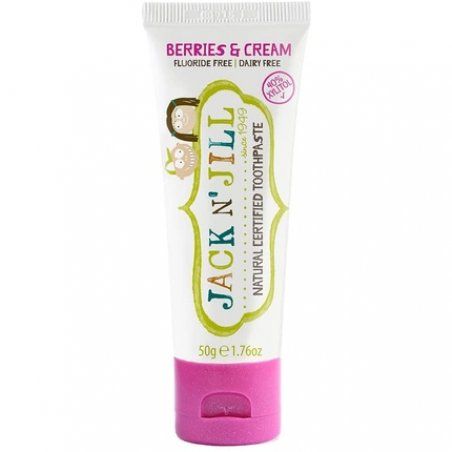 Jack N' Jill Kids Natural Toothpaste Berries & Cream Flavor 50g
