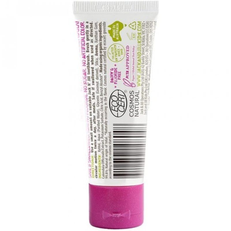 Jack N' Jill Kids Natural Toothpaste Berries & Cream Flavor 50g