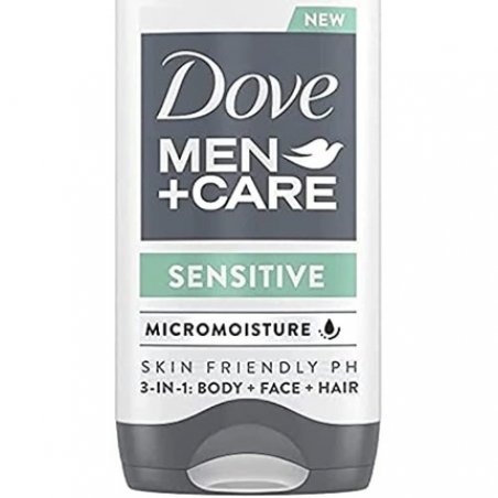 Dove Men Care Sensitive 3-In-1 Shower Gel 250ml