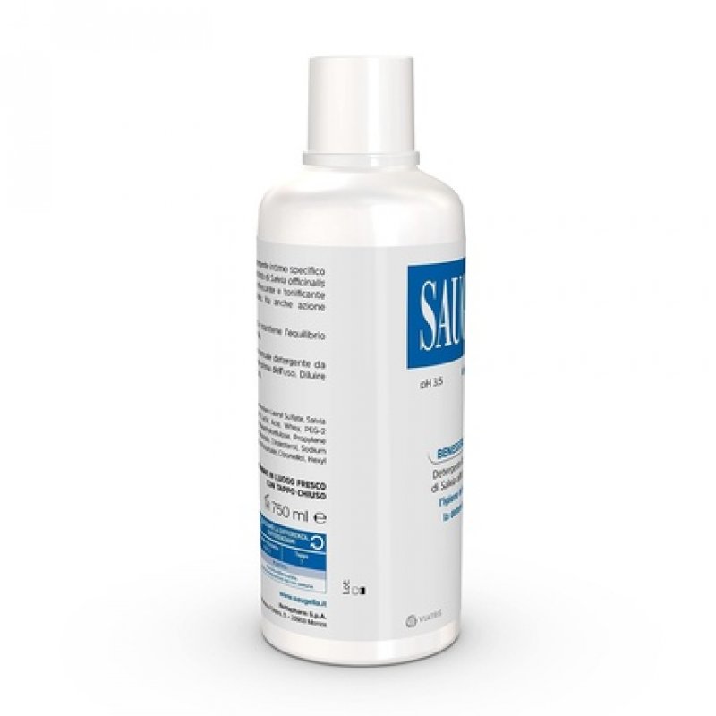 Saugella Dermoliquid Daily Intimate Hygiene Detergent with Salvia Officinalis 750ml