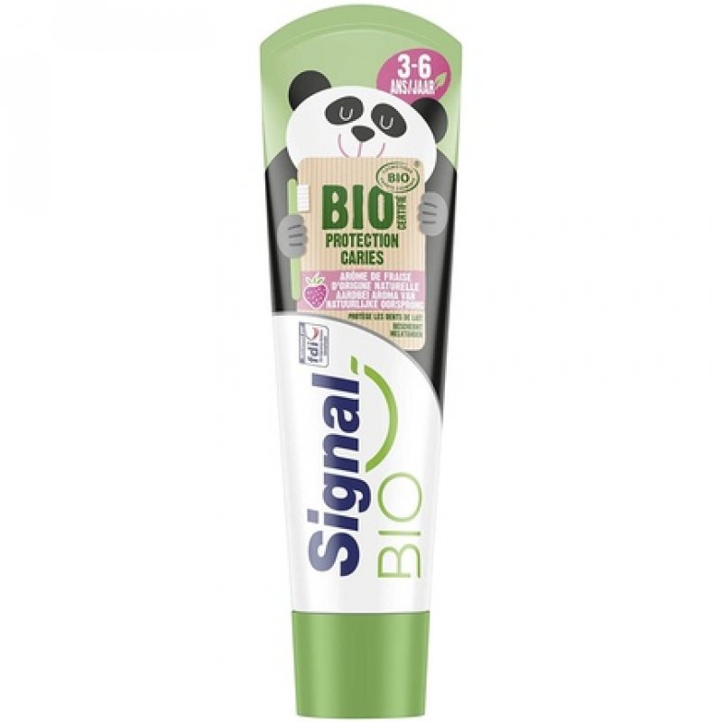 Signal Kids Bio Children's Toothpaste Natural Strawberry Flavor 50ml CotC