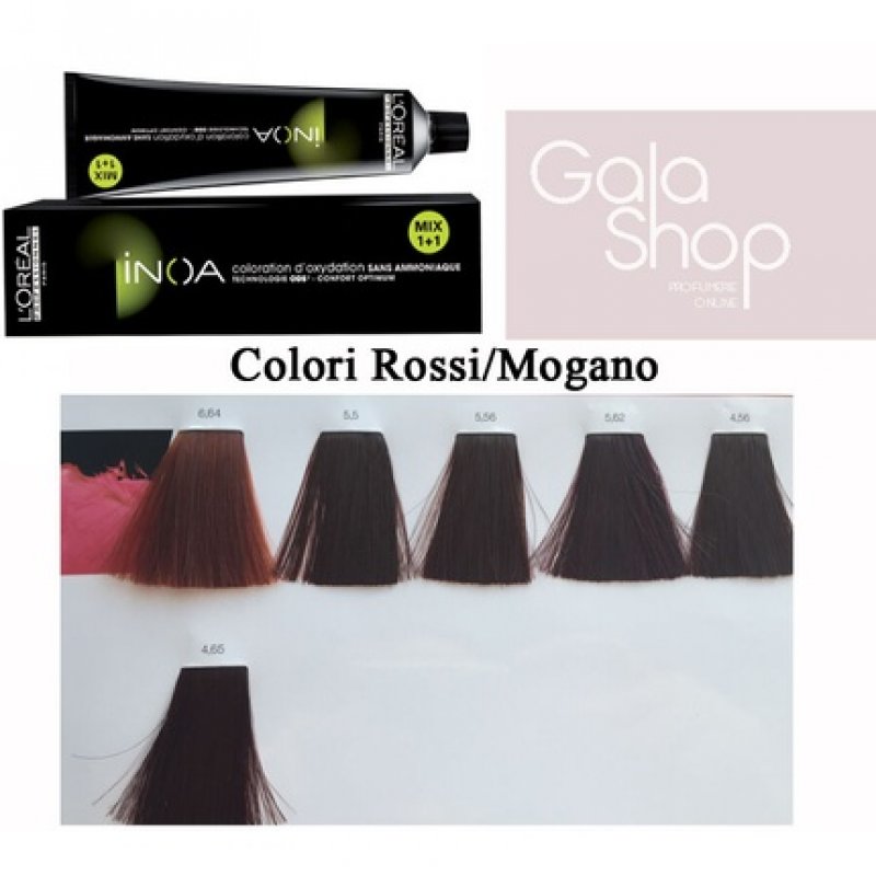 INOA Cream Hair Color Red Mahogany 60ml