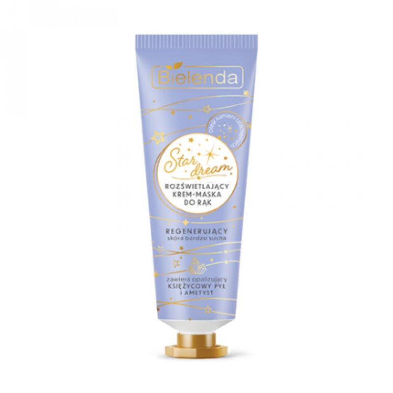Bielenda Star Dream Brightening Regenerating Hand Cream Mask for Dry Skin 50ml