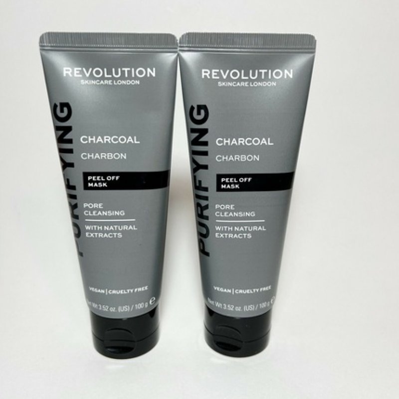 Revolution DUO Charcoal Peel Off Pore Cleansing Mask Full Size 3.52oz 100g
