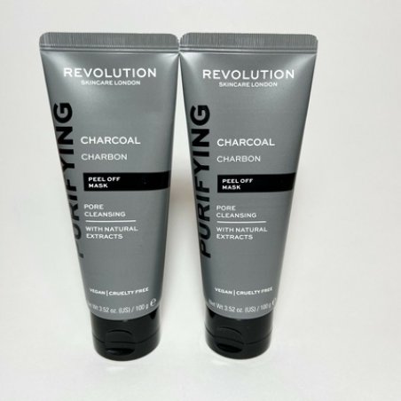 Revolution DUO Charcoal Peel Off Pore Cleansing Mask Full Size 3.52oz 100g