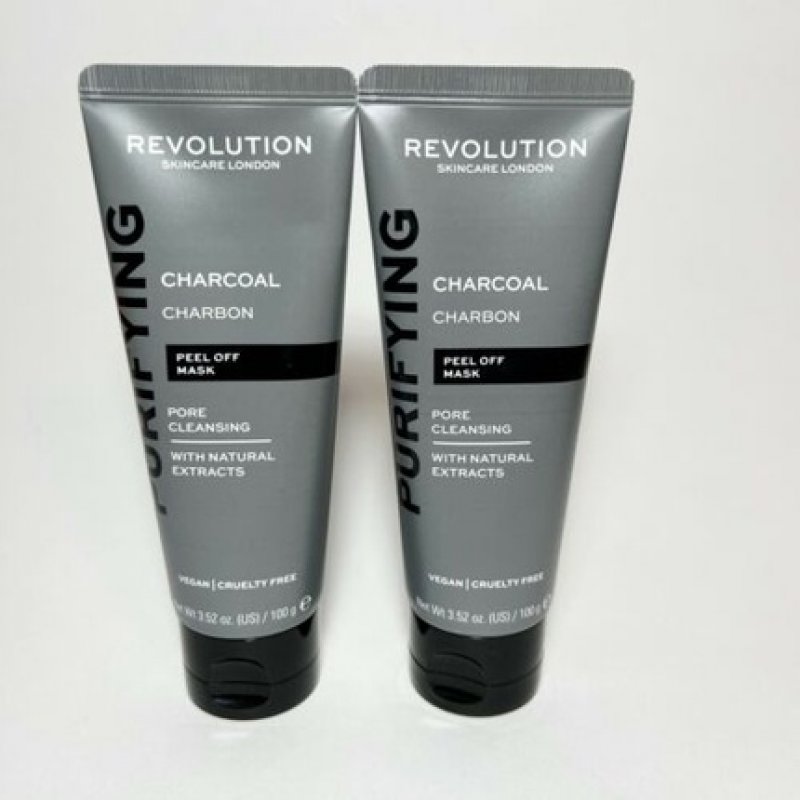 Revolution DUO Charcoal Peel Off Pore Cleansing Mask Full Size 3.52oz 100g