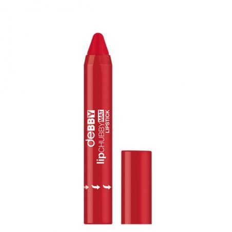 Debby Lip Chubby Matte Lipstick 03 Strong Red