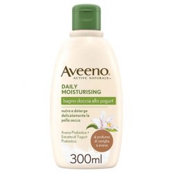 Aveeno Yogurt Body Wash Daily Moisturizing with Vanilla and Oat for Normal to Dry Skin 300ml