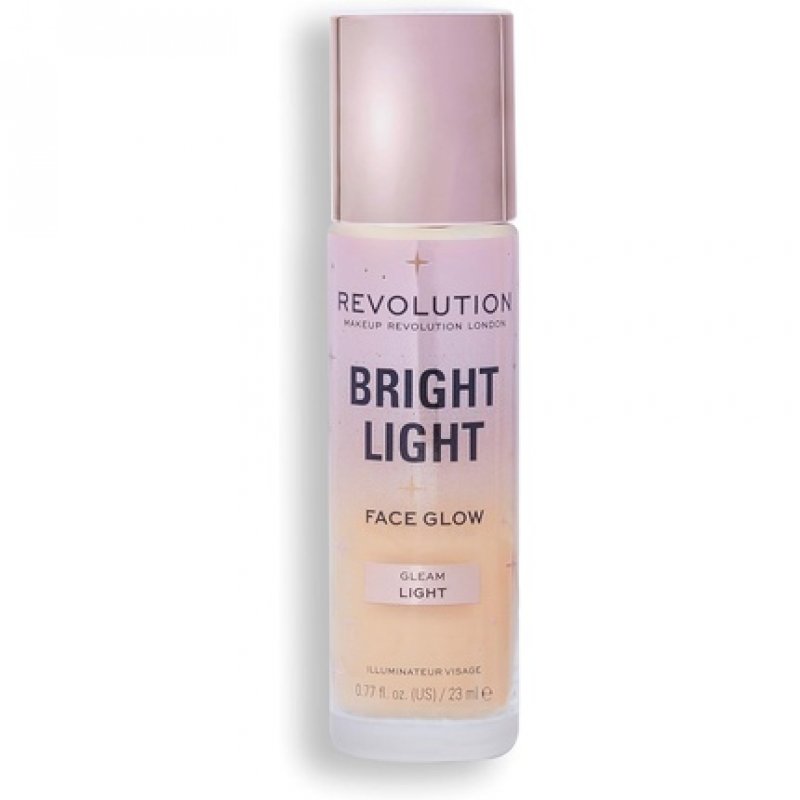 Makeup Revolution Bright Light Face Glow Brightening Skin Tint Radiant Finish Gleam Light