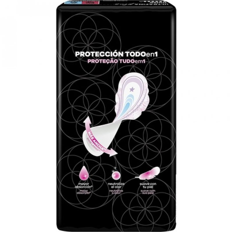 Ausonia Ultra Thin Plus Night Pads with Wings and Wider Back 10 Pads