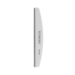 T4B LUSSONI Half Moon Professional Nail File 100/180 Grit - Pack of 25