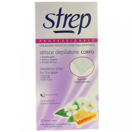 Professional Body Hair Removal Strips 12 Strips