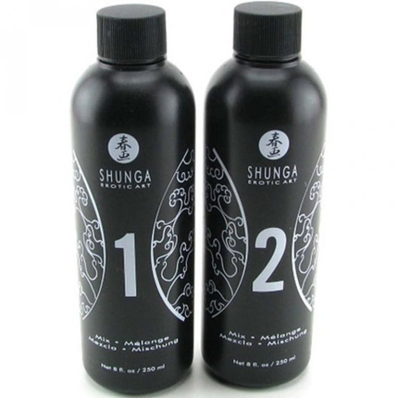 SHUNGA Oriental Body-to-Body Massage Strawberry Champagne 250ml - Pack of 2