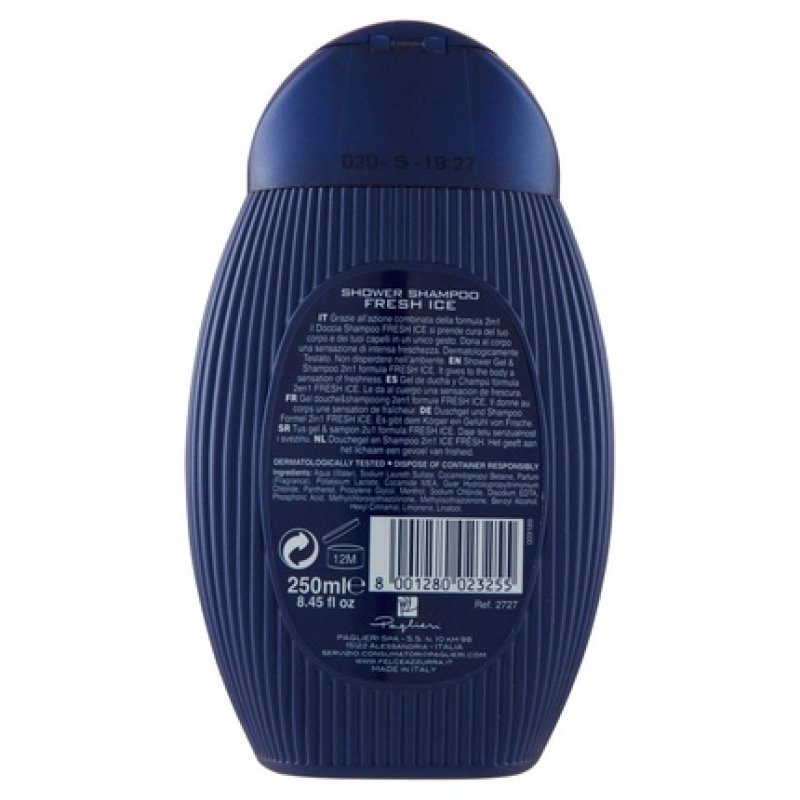 Felce Azzurra Shower Fresh Ice Shampoo 250ml