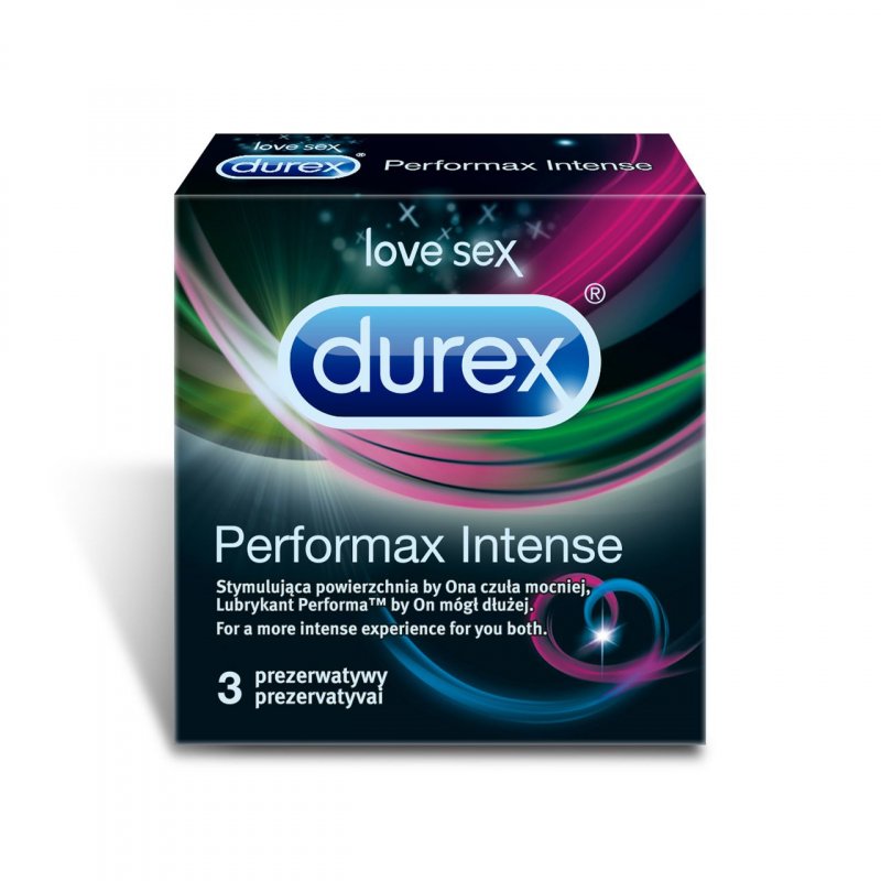 Durex Performax Intense 3 pc(s) Ribbed & dotted