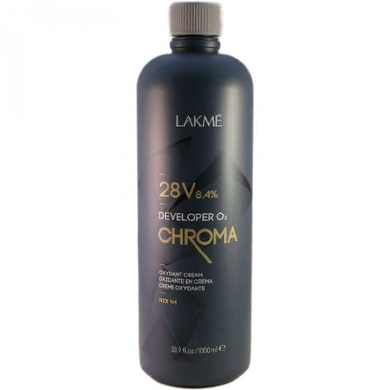 Lakme Chroma Developer Oxydant Cream 33.9oz 28 Vol (8.4%)